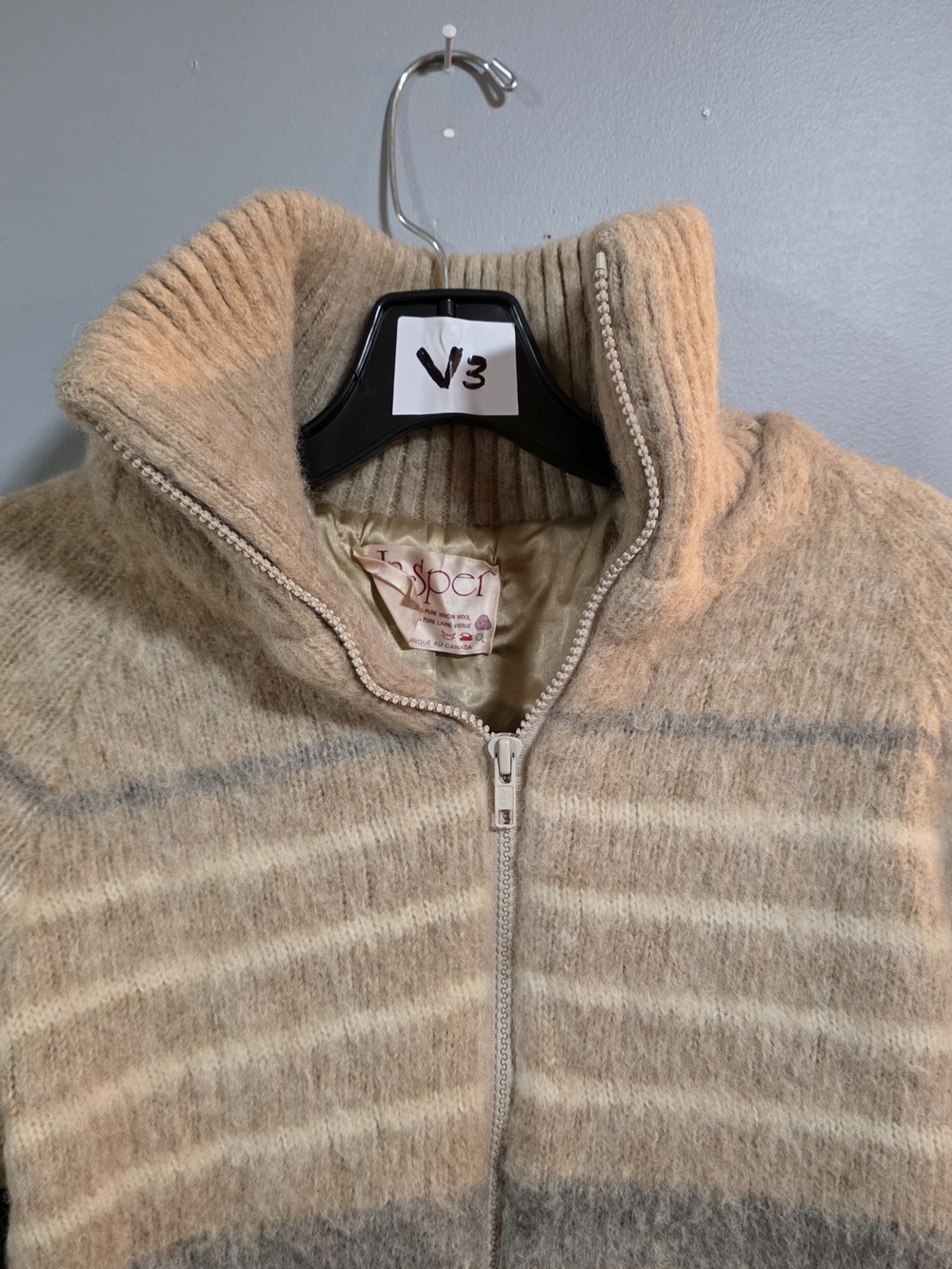 A.P.C. Cream Wool Robe Labelled "Jasper" - Picture 7 of 11